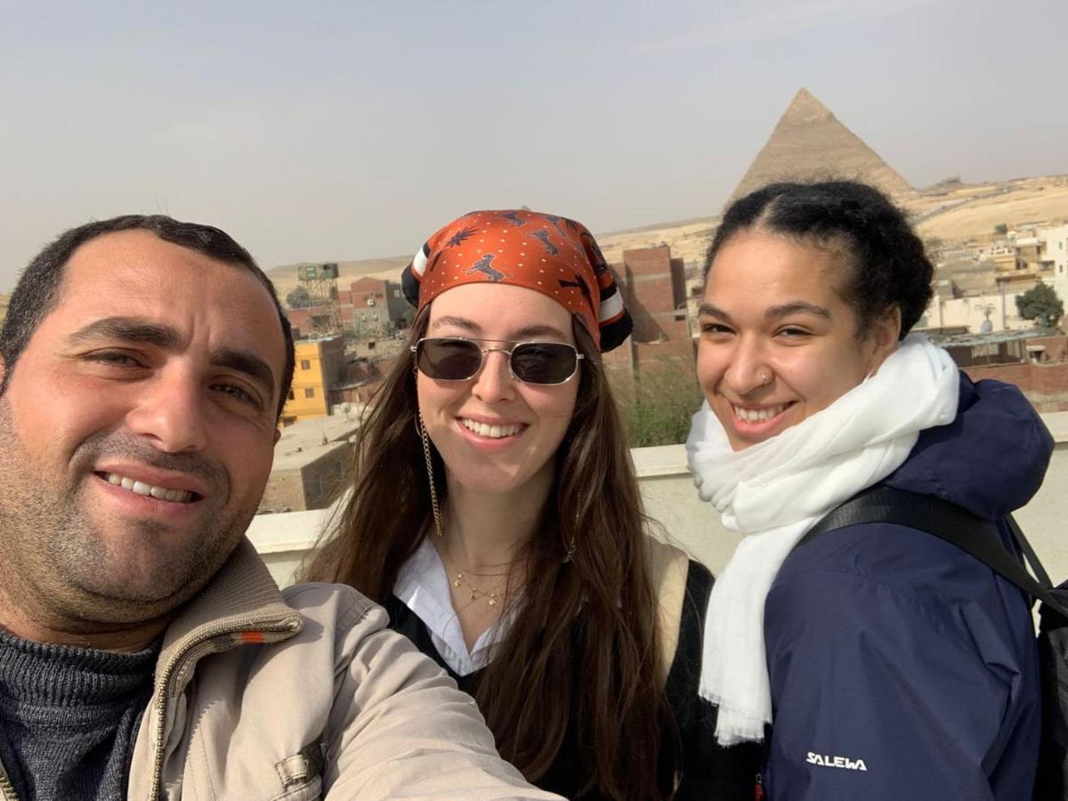 Queen Pyramids View Inn Kafret el-Gabal Zewnętrze zdjęcie