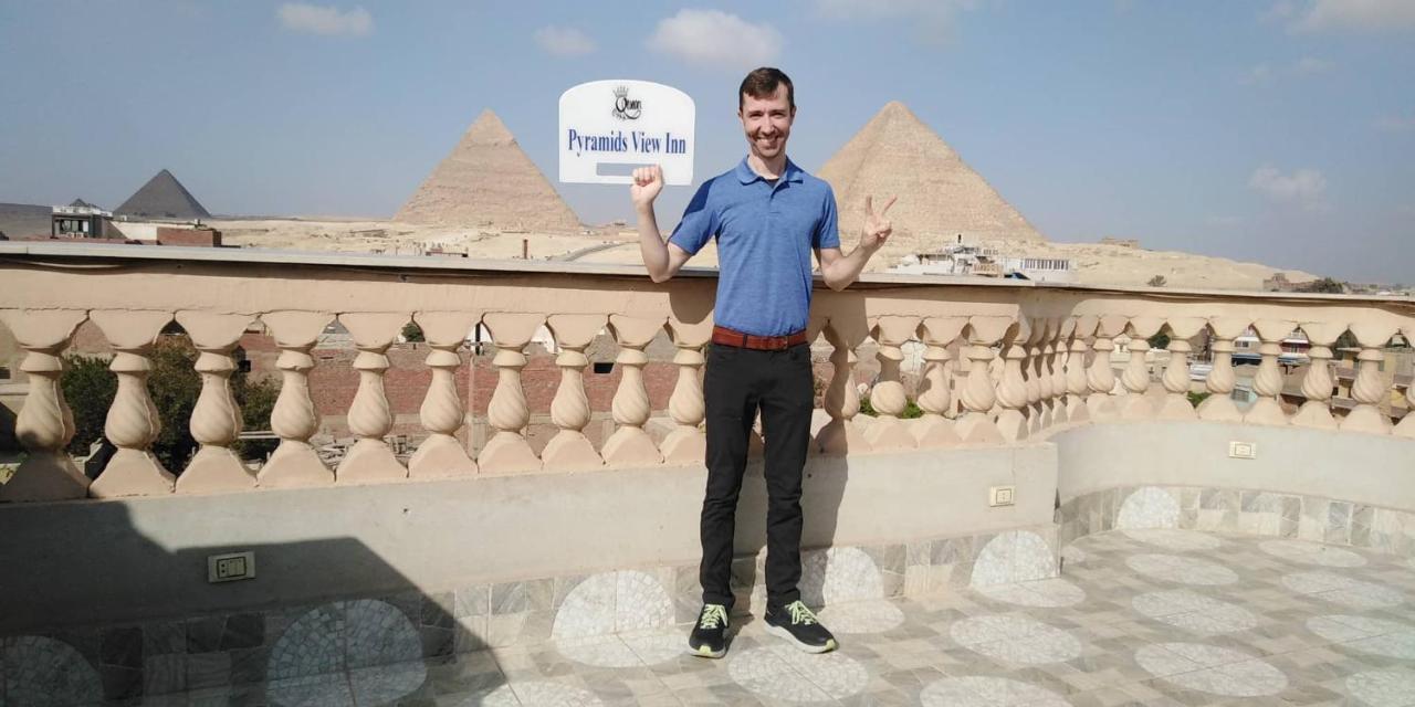 Queen Pyramids View Inn Kafret el-Gabal Zewnętrze zdjęcie