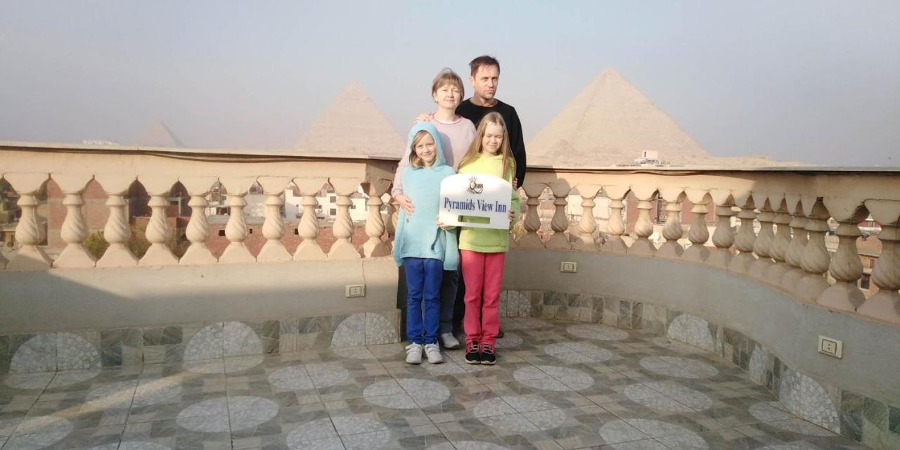 Queen Pyramids View Inn Kafret el-Gabal Zewnętrze zdjęcie