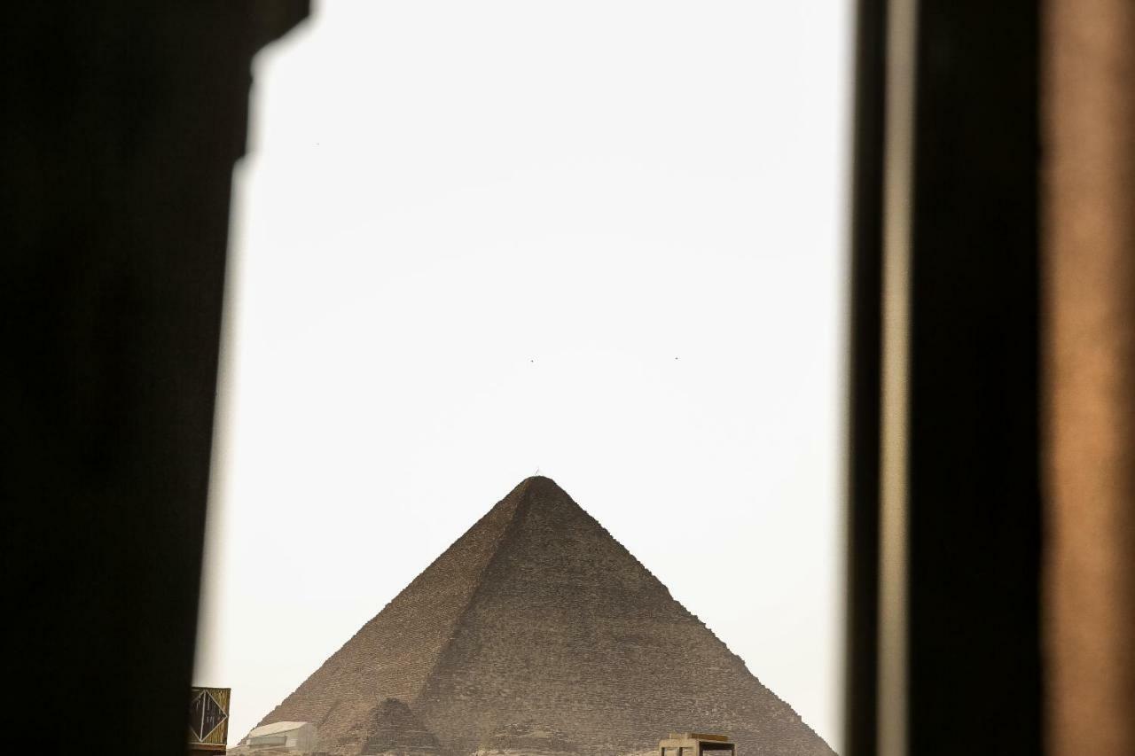 Queen Pyramids View Inn Kafret el-Gabal Zewnętrze zdjęcie